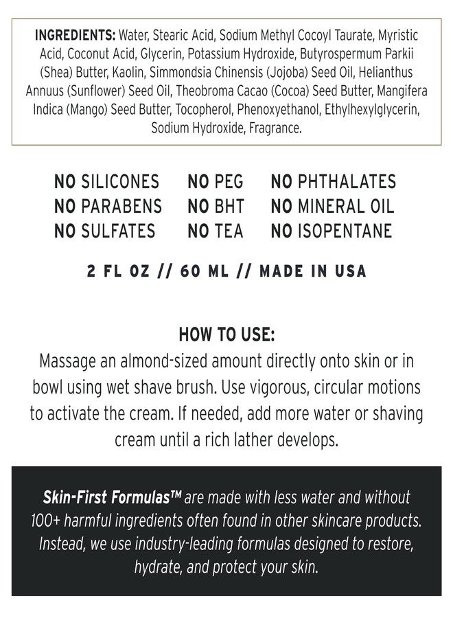 SUPPLY Ultra Lather Shaving Cream Black Pepper & Fir - Hypoallergenic Formula for Men - 3.4 Oz Jar - Naturally Soothes and Protects, Guards Against Razor Burn and Irritation - Image 5